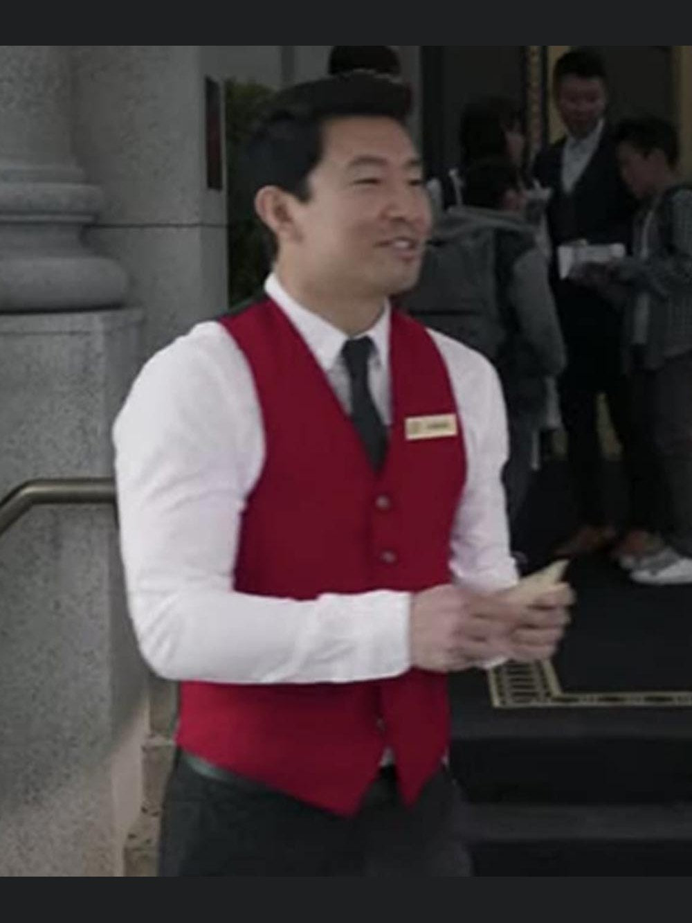 Shang Chi Simu Liu Red Vest