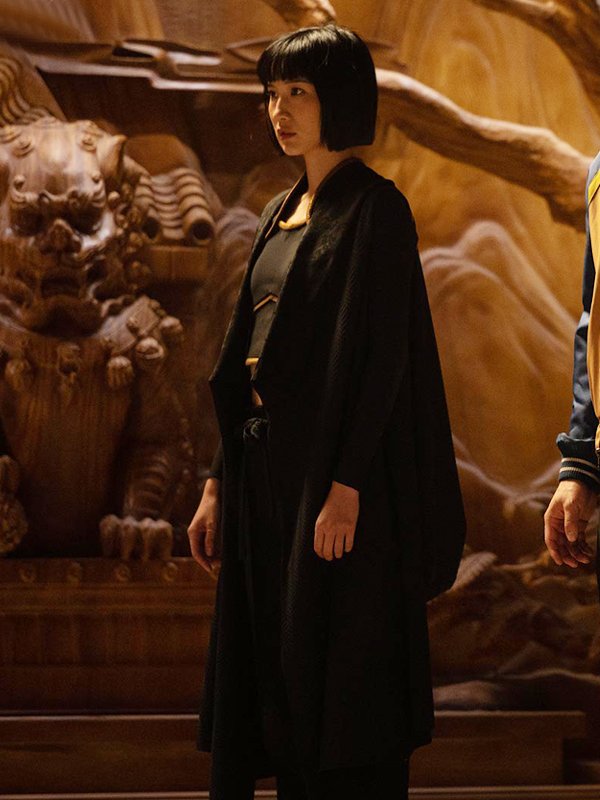 Shang-Chi Xialing Black Long Coat