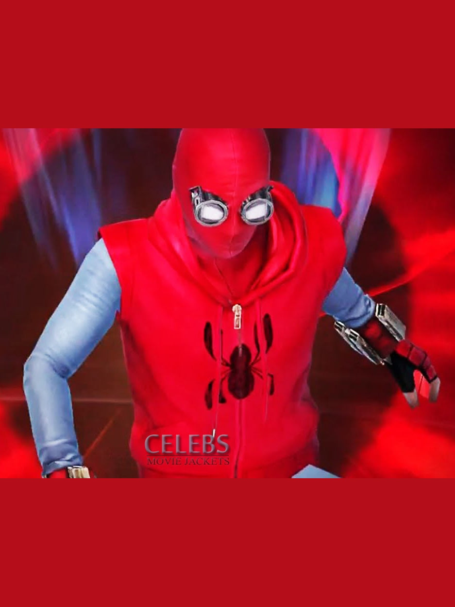Spider-man Homecoming Red Hoodie