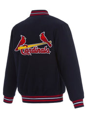St. Louis Cardinals Varsity Navy Blue Wool Jacket