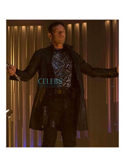 Star Trek Discovery Jason Isaac Leather Trench Coat