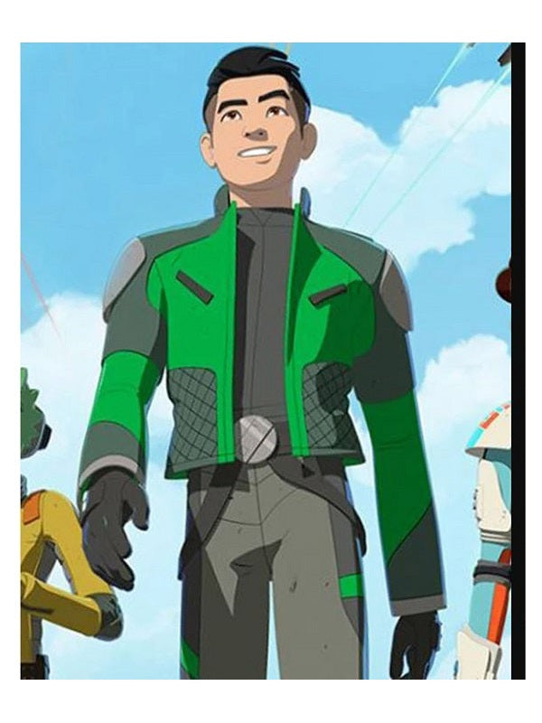 Star Wars Resistance Kazuda Xiono Green Jacket