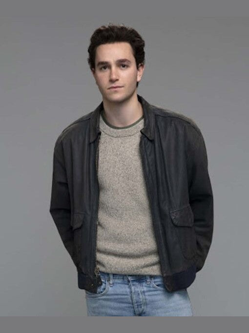 Stargirl S02 Rick Tyler Black Leather Jacket