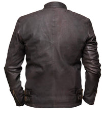 Civil War Steve Rogers Brown Leather Jacket