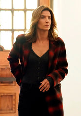 Stumptown Cobie Smulders Plaid Coat