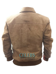Amazing Tan Leather Jacket