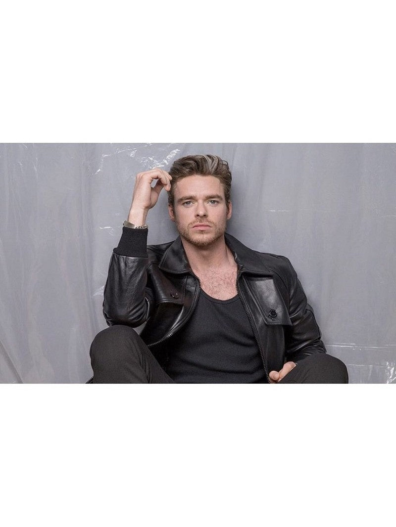 The Eternals Ikaris Black Leather Jacket