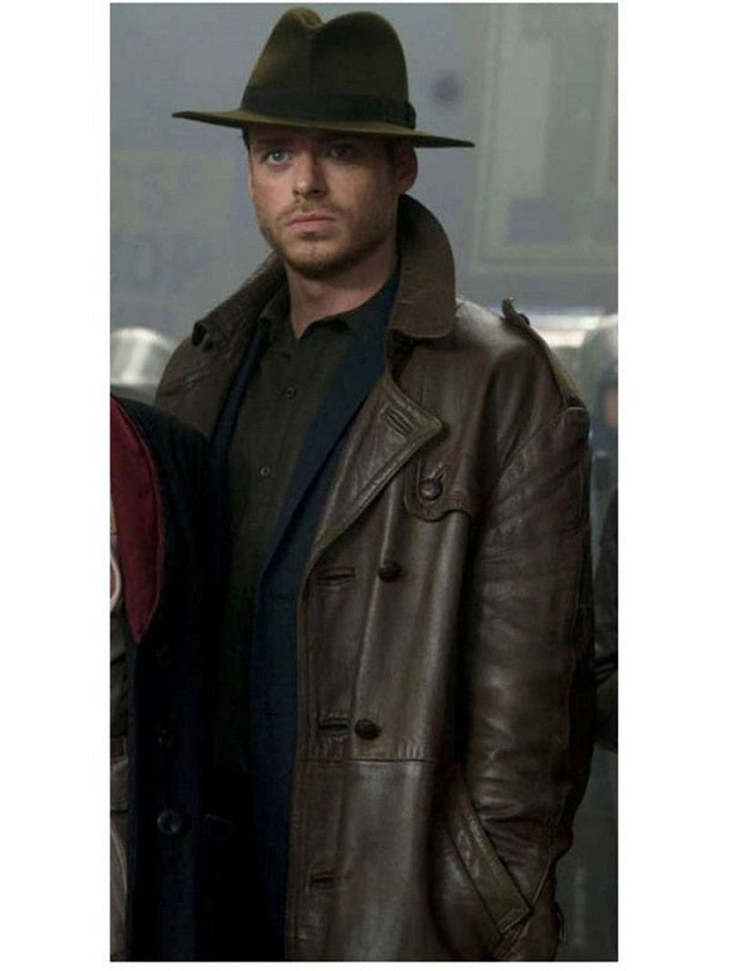 Eternals Ikaris Brown Leather Coat