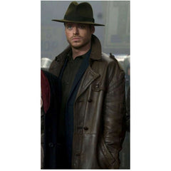 Eternals Ikaris Brown Leather Coat