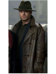 Eternals Ikaris Brown Leather Coat