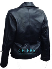 Tomb Raider Alicia Vikander Black Leather Jacket