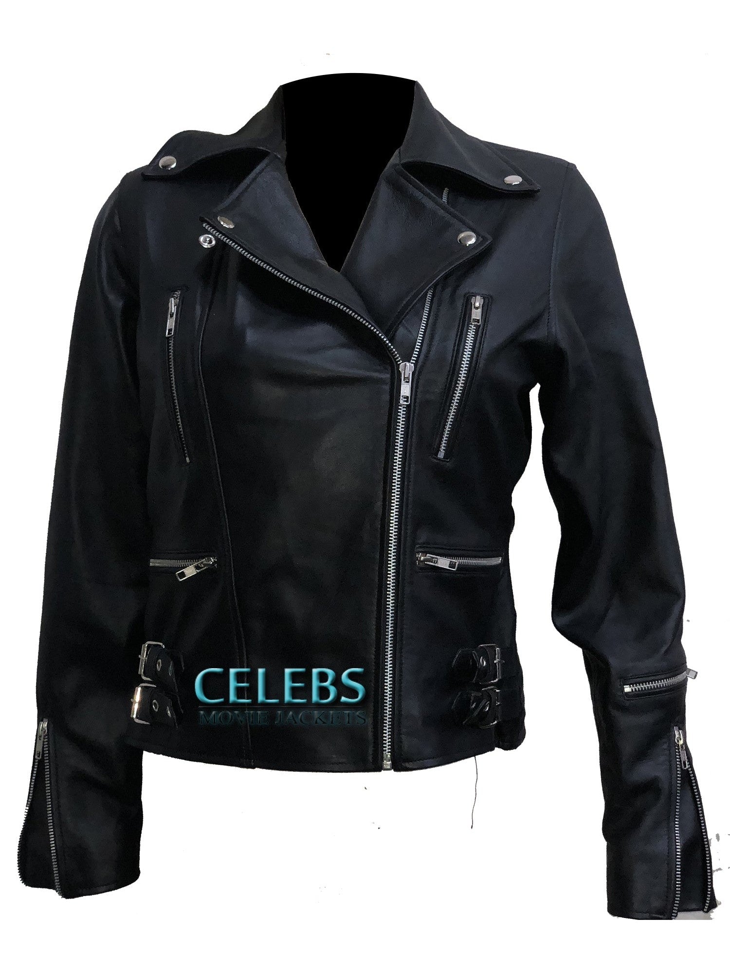 Tomb Raider Alicia Vikander Black Leather Jacket