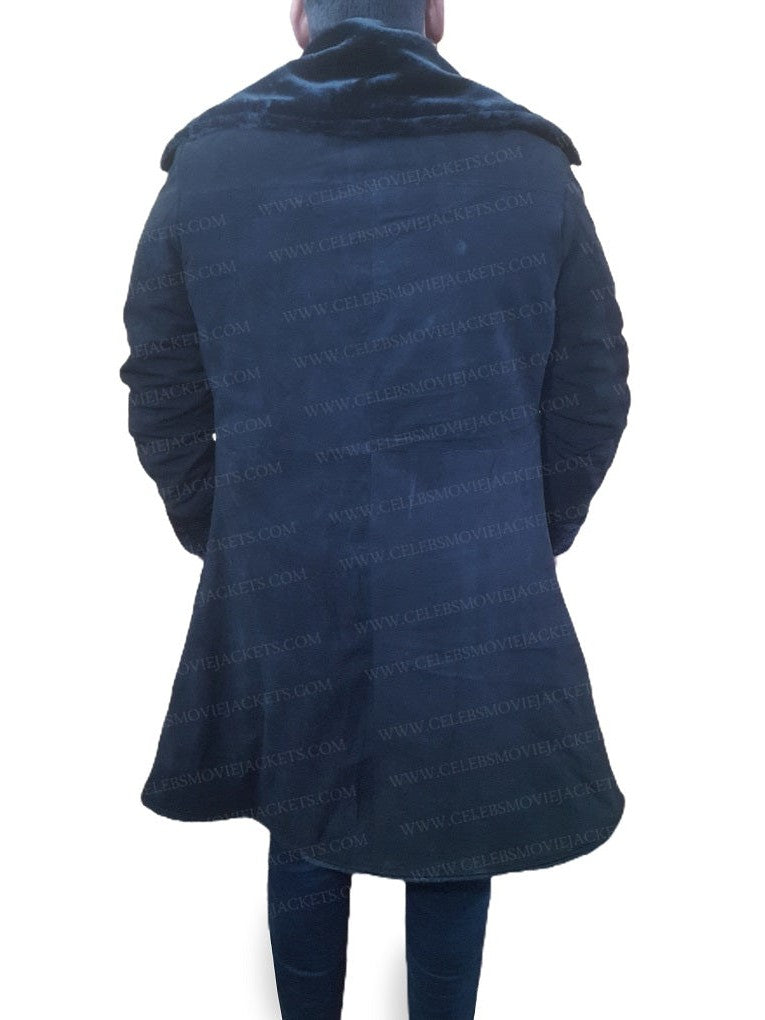 Power Tommy Egan Black Trench Coat