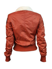 Top Gun B-15 Womens Flight Jacket With Patches