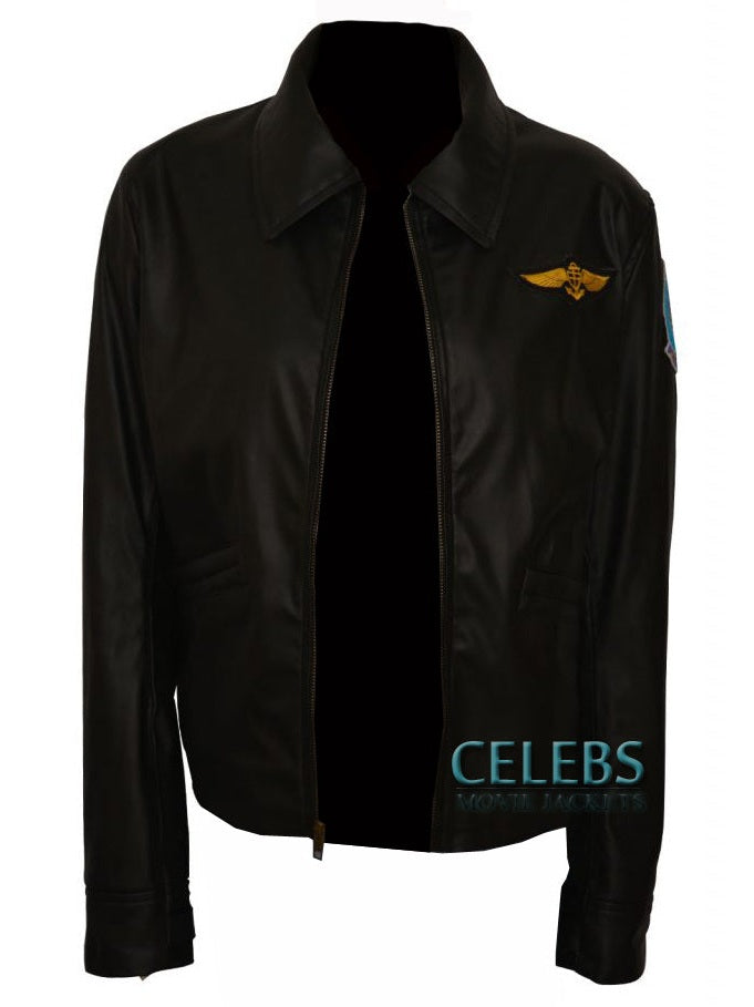 Top Gun Kelly McGillis (Charlie) Leather Jacket