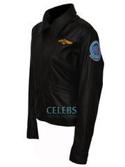Top Gun Kelly McGillis (Charlie) Leather Jacket