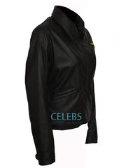 Top Gun Kelly McGillis (Charlie) Leather Jacket