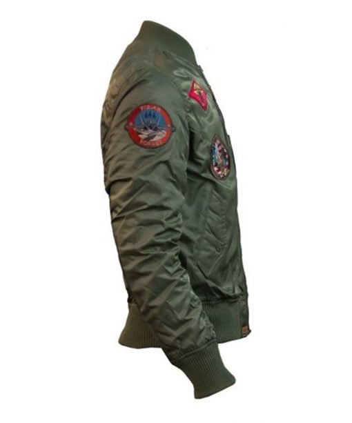 Top Gun Ma-1 Bomber Jacket With Patches