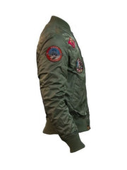 Top Gun Ma-1 Bomber Jacket With Patches