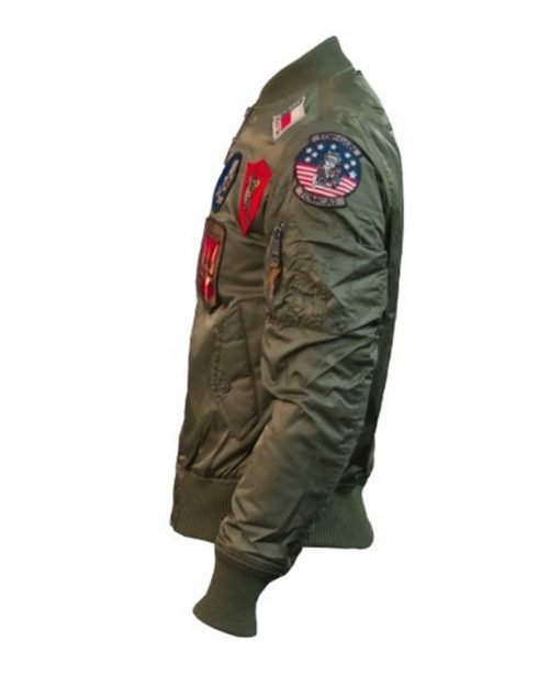 Top Gun Ma-1 Bomber Jacket With Patches
