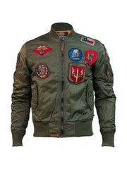 Top Gun Ma-1 Bomber Jacket With Patches