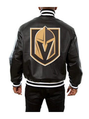 Vegas Golden Knights Varsity Leather Jacket
