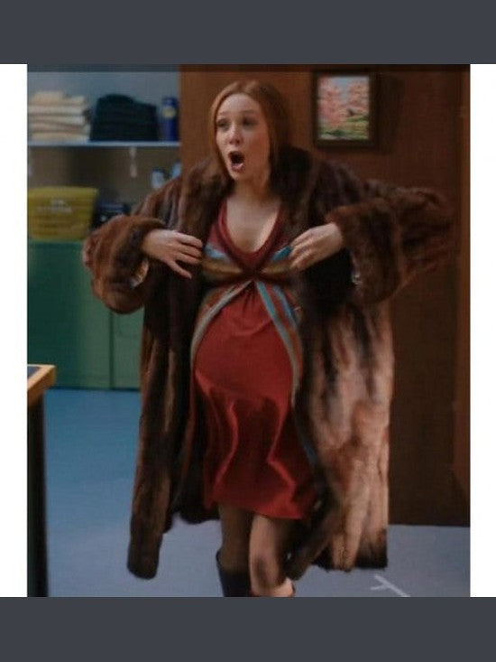 Wanda Maximoff WandaVision Shearling Coat