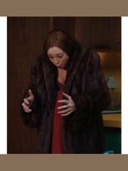 Wanda Maximoff WandaVision Shearling Coat
