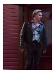 WandaVision Pietro Maximoff Black Biker Leather Jacket