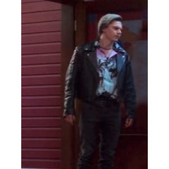 WandaVision Pietro Maximoff Black Biker Leather Jacket