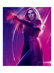 WandaVision Wanda Maximoff Leather Coat