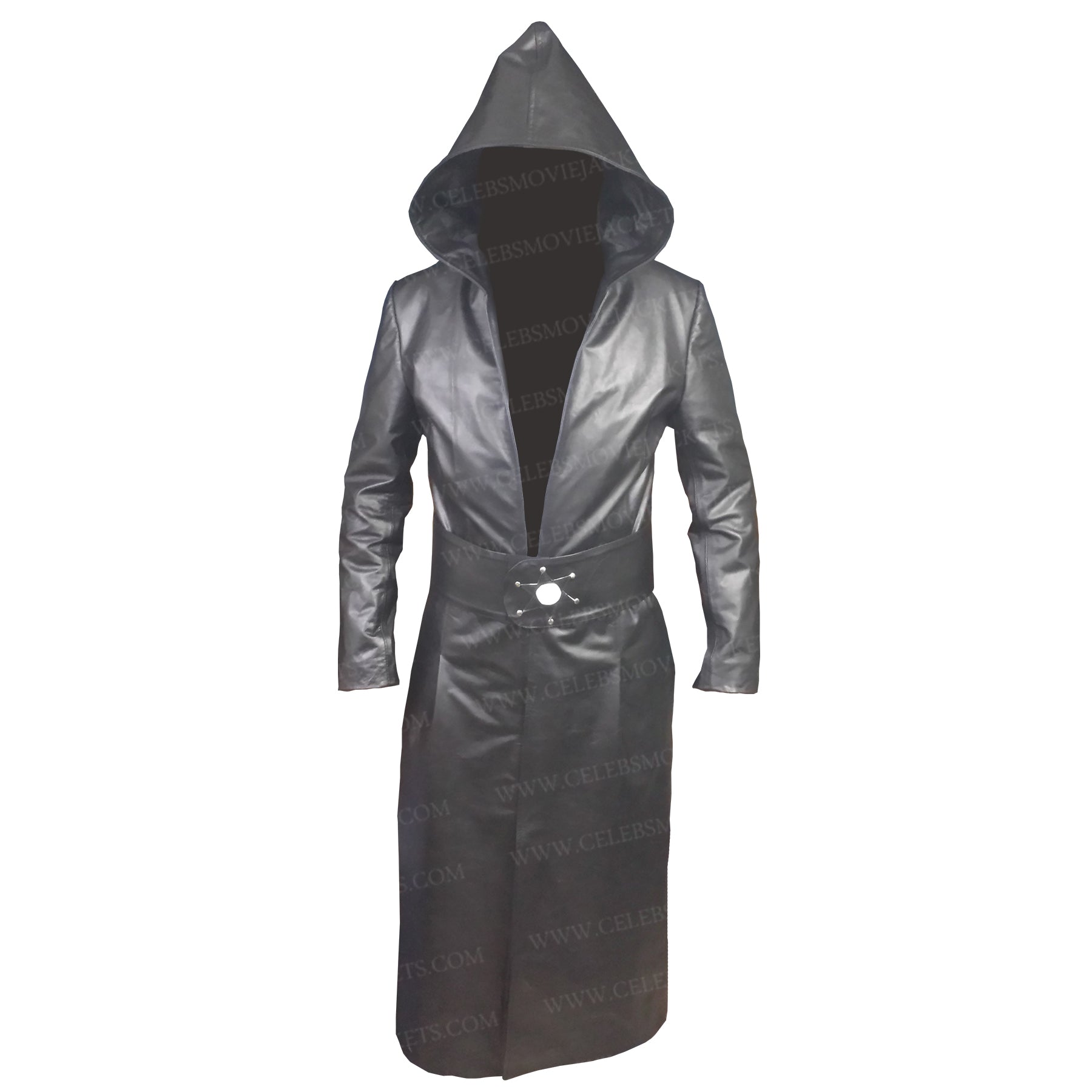Watchmen Regina King Leather Hooded Coat
