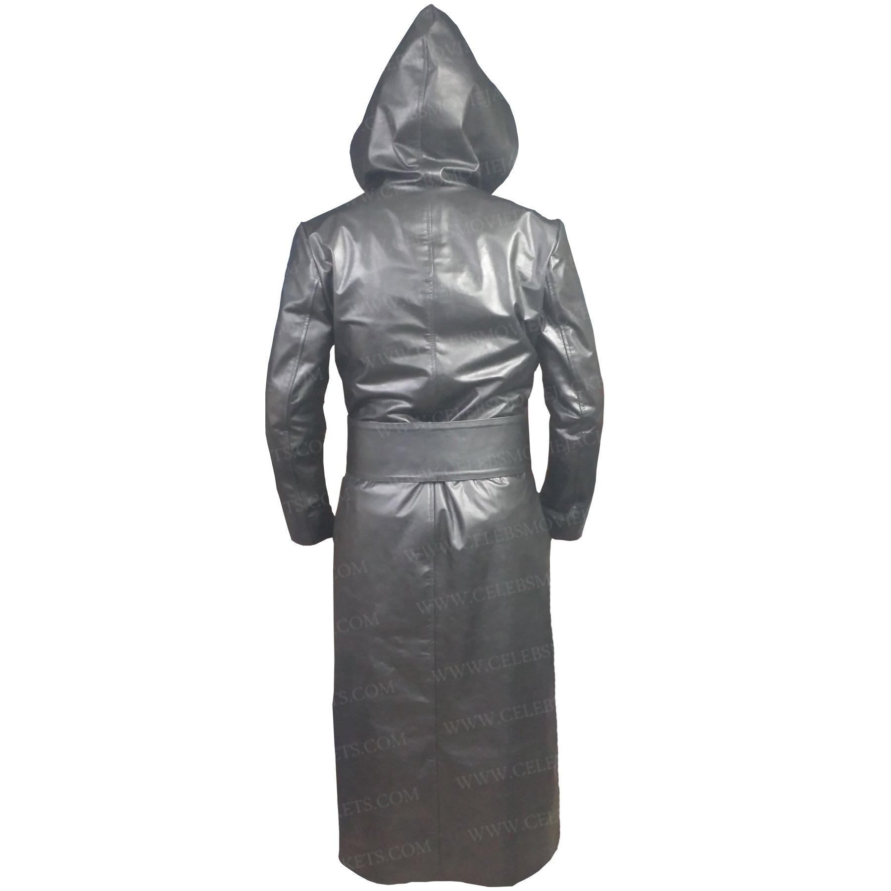 Watchmen Regina King Leather Hooded Coat