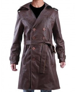 Watchmen Rorschach Leather Trench Coat