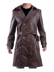 Watchmen Rorschach Leather Trench Coat