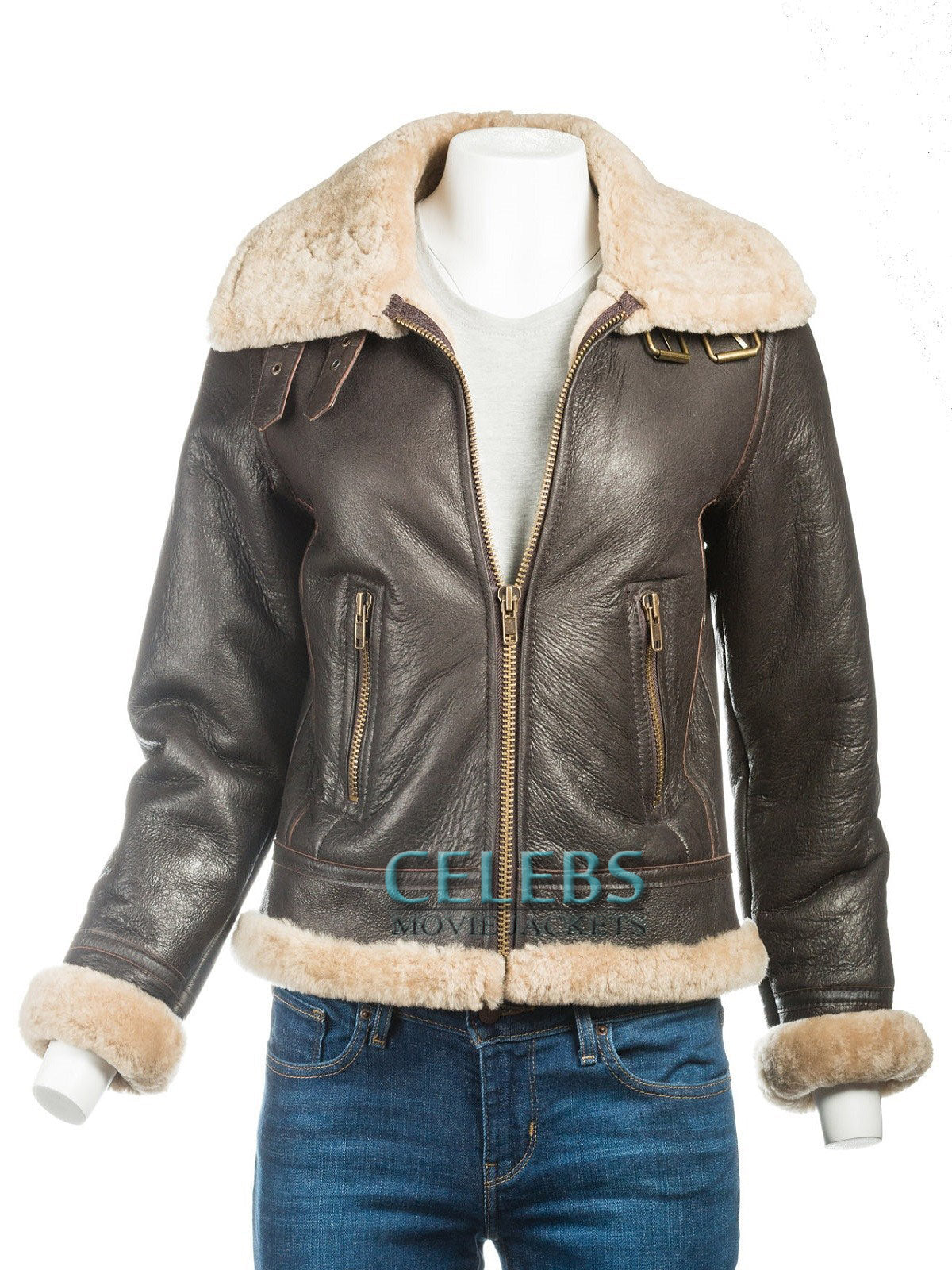 Women’s B3 Sheepskin Bomber Jacket