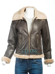 Women’s B3 Sheepskin Bomber Jacket