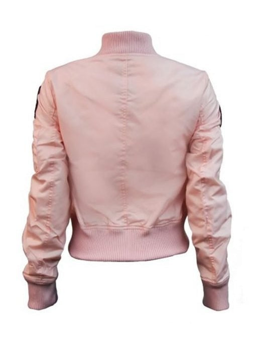 Womens Top Gun MA-1 Jacket With Patches
