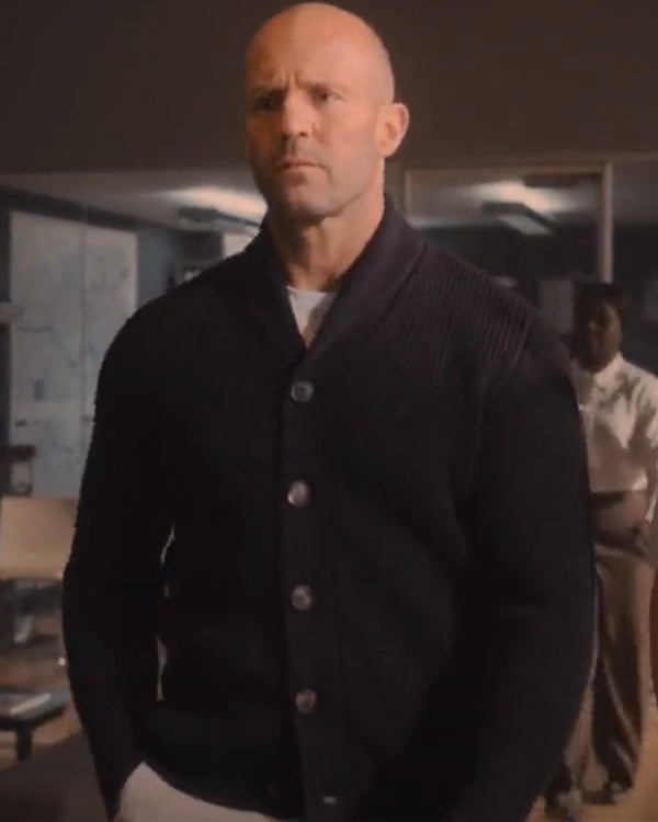 Jason Statham Wrath of Man Cardigan