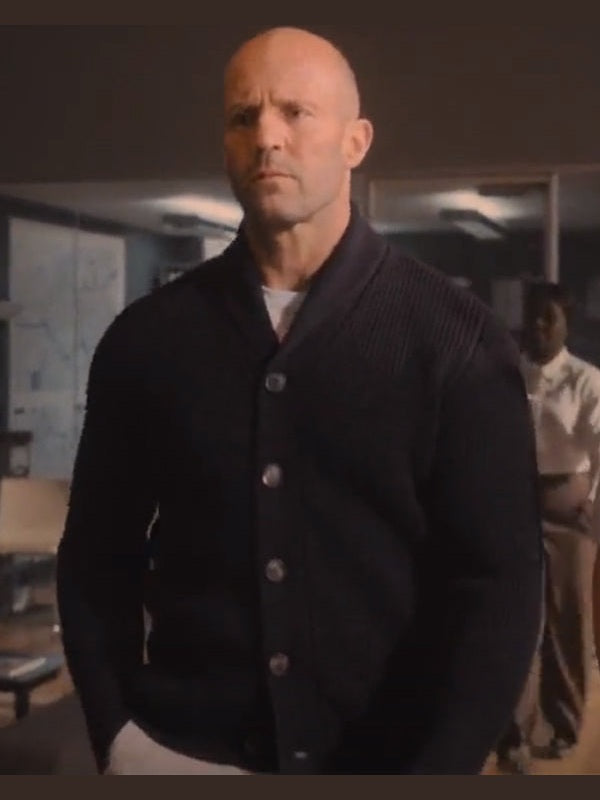 Jason Statham Wrath of Man Cardigan