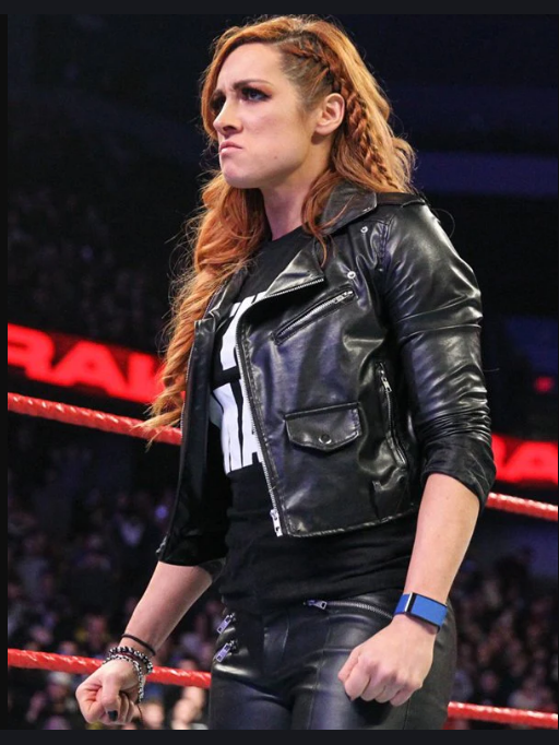 WWE Becky Lynch Biker Leather Jacket