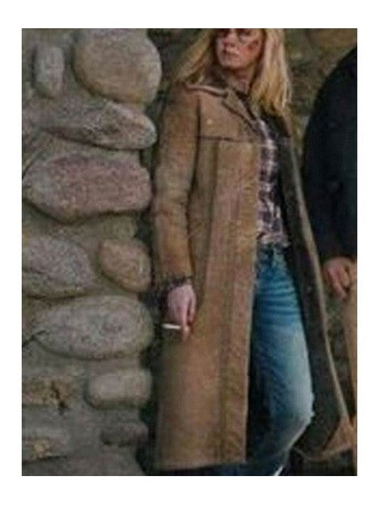 Yellowstone Beth Dutton Leather Coat
