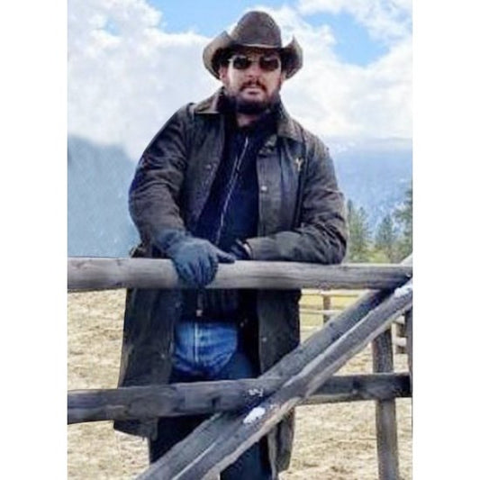 Yellowstone Cole Hauser Leather Coat