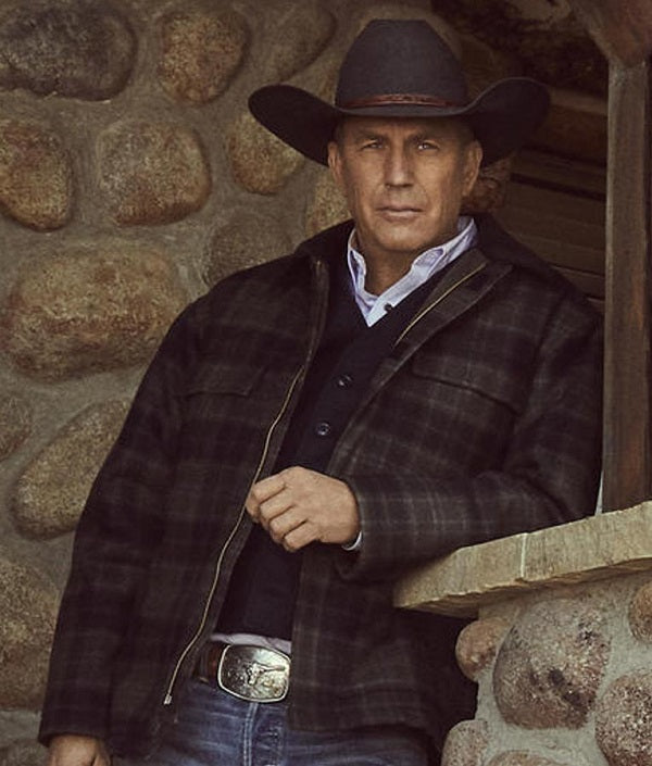 Yellowstone John Dutton Plaid Jacket