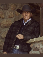 Yellowstone John Dutton Plaid Jacket