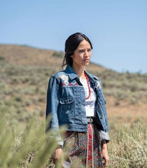 Yellowstone S03 Monica Dutton Denim Jacket