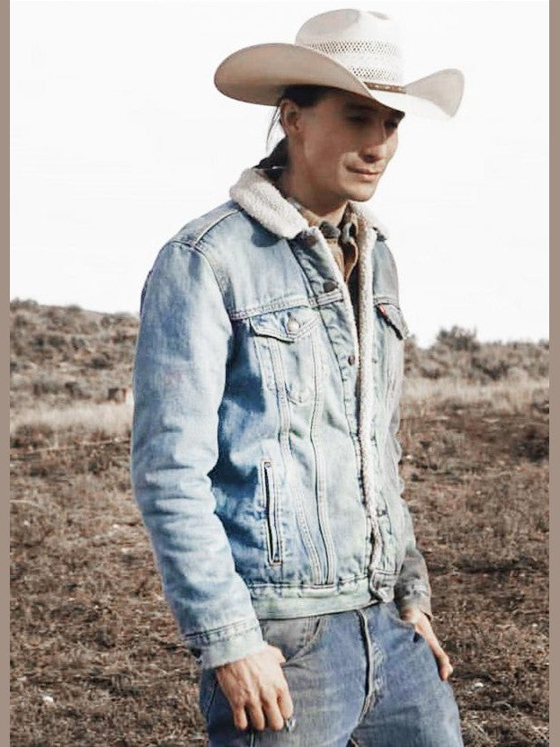 Gerald Tokala Yellowstone Sam Stands Alone Denim Jacket