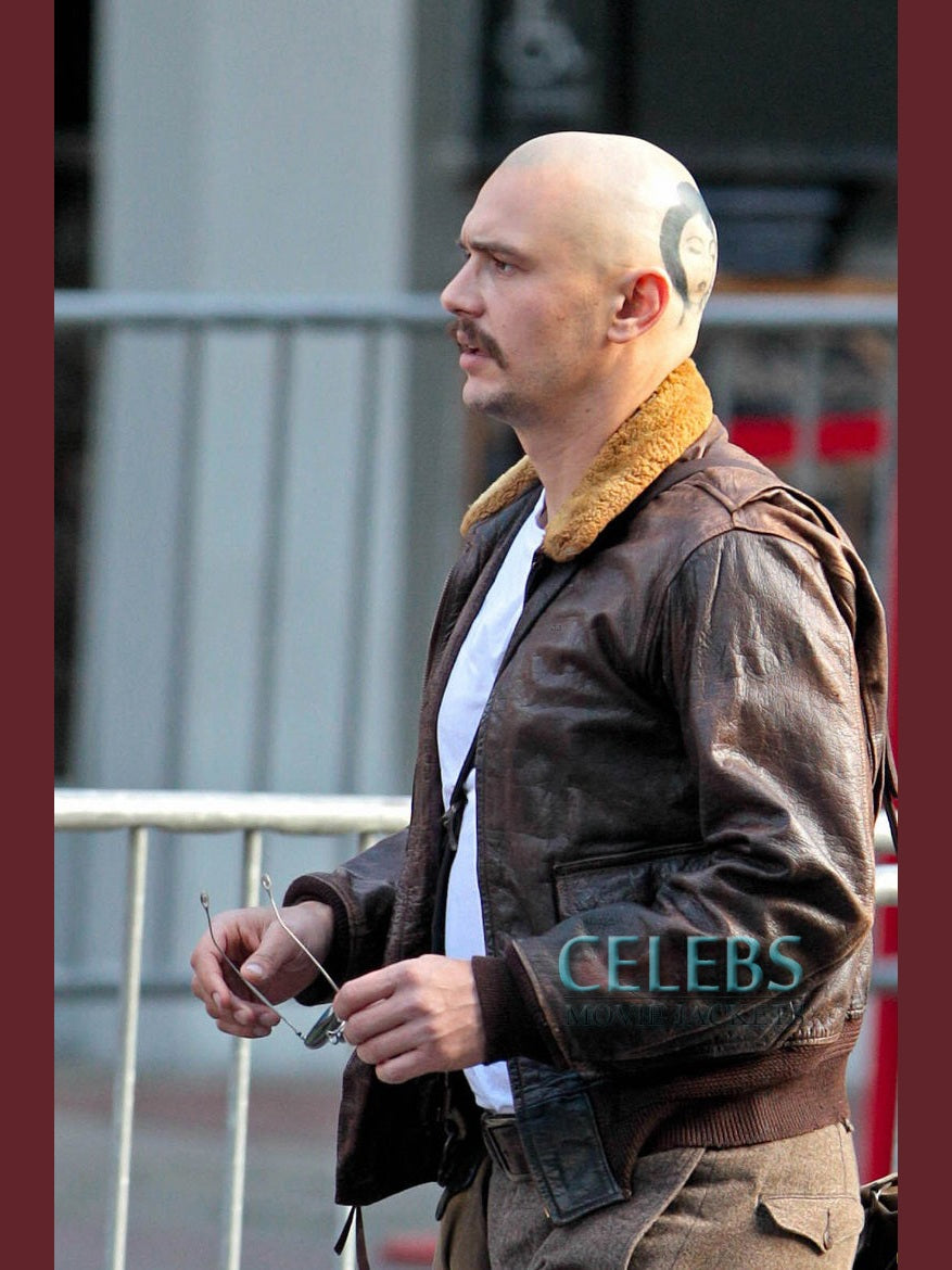 Zeroville James Franco Brown Leather Jacket