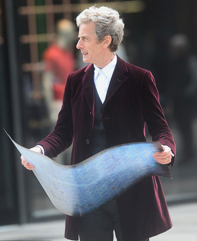 Peter Capaldi Doctor Who Maroon Coat