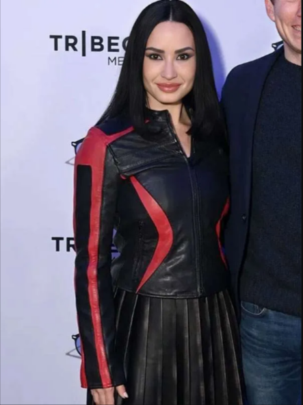 NYC Demi Lovato Leather Jacket